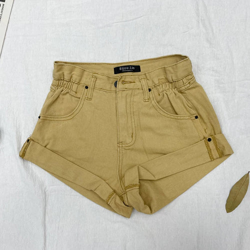 High Waist Wide Leg Short Jeans Women's plus Size Shorts  A-Line Loose Fit Hot Pants Summer Cool Feeling Jeans Shorts